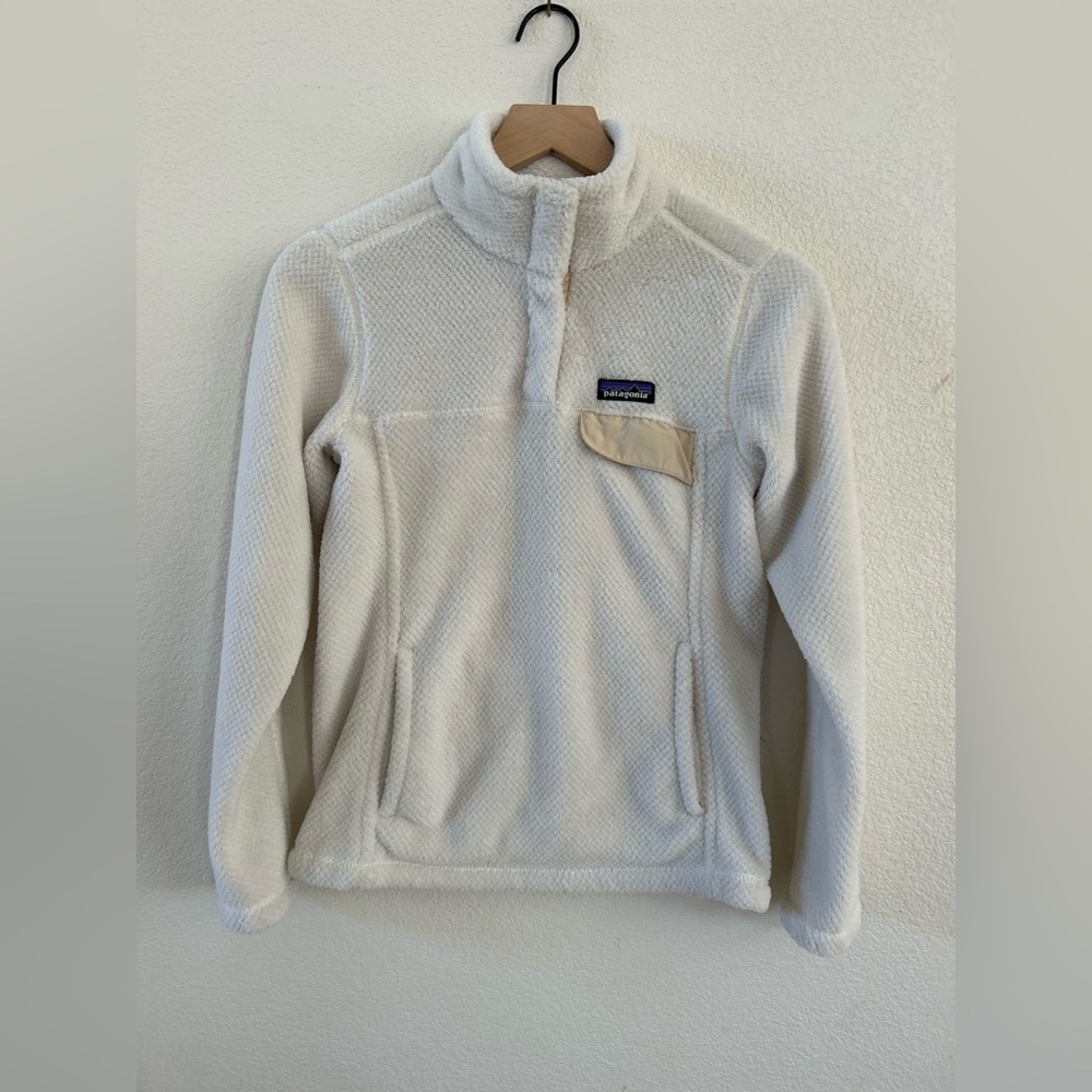 Patagonia Cream Fleece Pullover